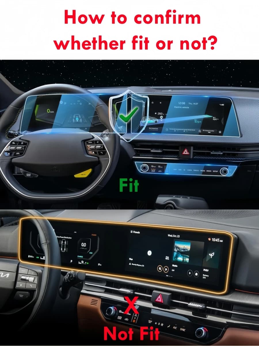 מגן מסך ל-EV6 - סט 2