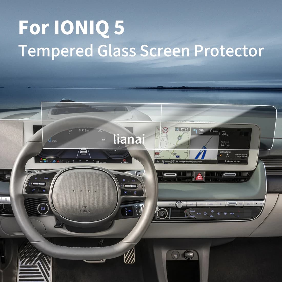 מגן מסך ל-Ioniq 5